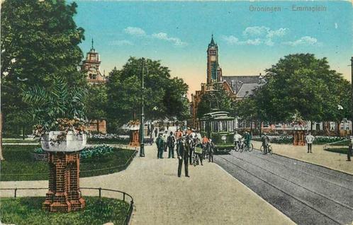 (300-122-045) Groningen Emmaplein, Verzamelen, Ansichtkaarten | Nederland, Groningen, Verzenden