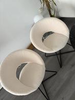 Eetkamerstoelen, Huis en Inrichting, Stoelen, Ophalen, Zo goed als nieuw, Wit, Twee