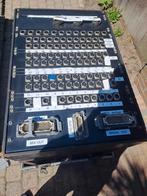 Stagebox met Harting connector met Flightcase, Muziek en Instrumenten, Mengpanelen, Ophalen, Gebruikt, 20 kanalen of meer