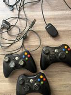 Xbox 360 Controllers + USB Adapter, Ophalen of Verzenden, Gebruikt