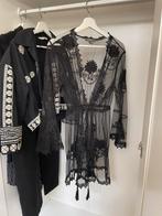 Kimono kant zwart primark maat s, Kleding | Dames, Jurken, Ophalen of Verzenden, Zo goed als nieuw, Zwart, Boven de knie