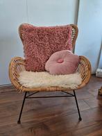 Rotan fauteuil - als nieuw!, Huis en Inrichting, Fauteuils, Ophalen, Minder dan 75 cm, Vintage, Zo goed als nieuw