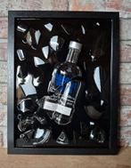 Absolut Vodka fles verwerkt in een lijst met Epoxy, Ophalen of Verzenden