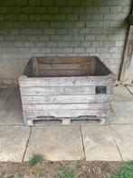 Veilingkist plantenbak moestuinbak palletrand, Ophalen, Gebruikt, 100 cm of meer, Tuin