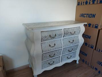 Mooi wit TV meubel met aluminium beschikbaar voor biedingen