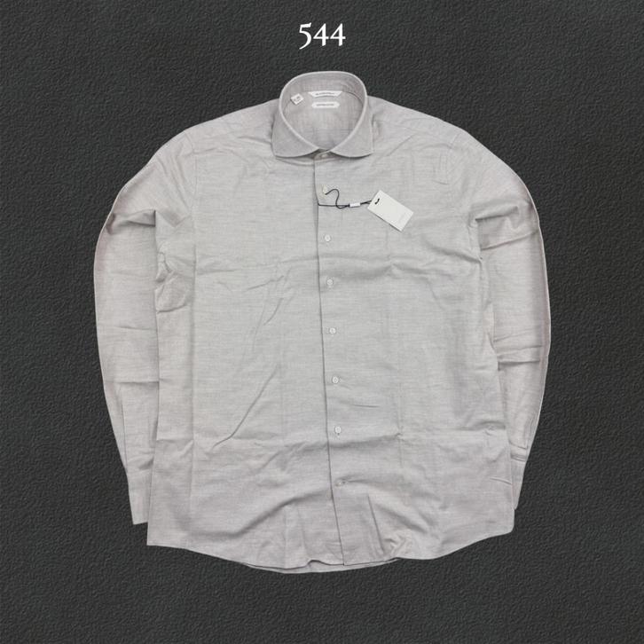 (544) Beige Suitsupply Shirt - 42 - Nieuw met labels, Kleding | Heren, Overhemden, Nieuw, Halswijdte 41/42 (L), Beige, Verzenden
