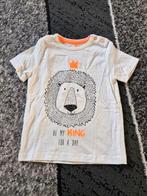 Wit tshirt met leeuw Maat 80 hh, Kinderen en Baby's, Babykleding | Maat 80, Jongetje of Meisje, Hema, Onbekend, Ophalen of Verzenden