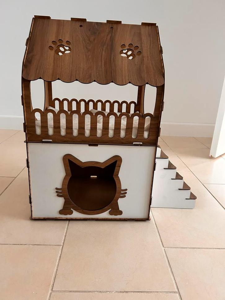 Kattenhuis, Dieren en Toebehoren, Kattenmanden, Nieuw, Ophalen