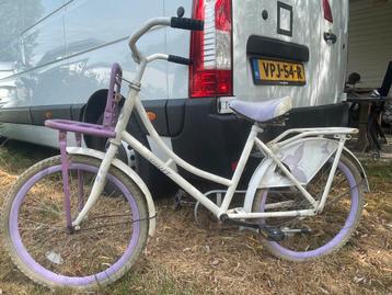 Kinderfiets omafiets met beugel voorop model dames 22/23 inc beschikbaar voor biedingen