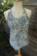 Haltertop ecru/ zwart Studio Anneloes mt L travel Vaste prij, Studio Anneloes, Zwart, Maat 42/44 (L), Ophalen of Verzenden