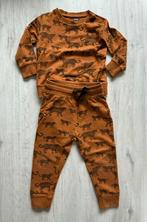 Wibra panter luipaard bruin joggingpak cognac pakje set 86, Jongetje of Meisje, Ophalen of Verzenden, Zo goed als nieuw, Setje