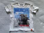 Z8 wit t-shirt met strandprint, zo goed als nieuw!!!, Z8, Ophalen of Verzenden, Zo goed als nieuw, Shirt of Longsleeve