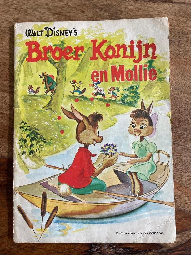Vintage Walt Disney's Broer Konijn en Mollie, Boeken, Stripboeken, Gelezen, Eén stripboek, Verzenden