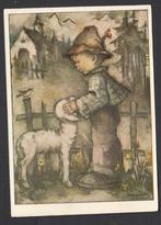 Jongen met Lammetje Kunst Hummel, nr. 5680 Gelopen 1982, Verzenden, 1980 tot heden, Gelopen, Kinderen