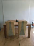 Wooden dining table with 2 chairs (optional), Huis en Inrichting, Ophalen, Zo goed als nieuw