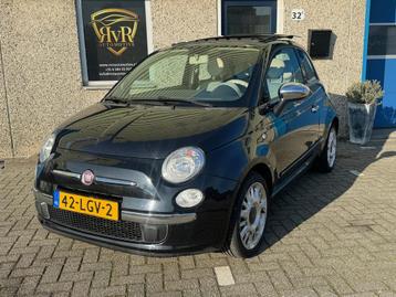 Fiat 500 1.2 AUT Lounge PANORAMA NWE DISTRIBUTIE (bj 2010) beschikbaar voor biedingen