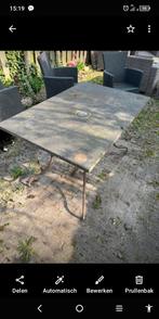 Tuintafel brocante, Ophalen