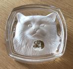 Kristal kat - poes Bonbondoos, Antiek en Kunst, Antiek | Glas en Kristal, Ophalen of Verzenden
