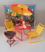 Vintage ARCO Fashion Doll Barbie Patio Playset BBQ 7679 80s, Ophalen of Verzenden, Pop