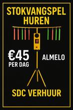 Stokvangspel huren – Test je reflexen! – Ophalen in Almel, Ophalen, Zo goed als nieuw, Overige