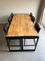 Eettafel set compleet, Huis en Inrichting, Tafels | Eettafels, Ophalen, Gebruikt, 200 cm of meer, 50 tot 100 cm