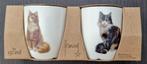 Francien Katten Kopjes 01, Verzenden, Zo goed als nieuw, Overige stijlen, Kop(pen) en/of Schotel(s)
