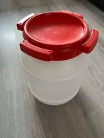 Kunstof container 6L 2x, Huis en Inrichting, Emmers, Ophalen, Gebruikt, Kunststof, Met deksel