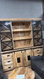 Vitrinekast mango 200cm, Ophalen, Outletliving7@gmail.com, Nieuw, Outlet