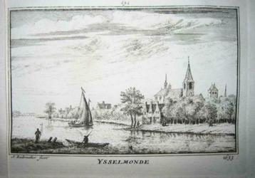 151 / Ijsselmonde  Slot Kopergravure 18e Eeuw beschikbaar voor biedingen