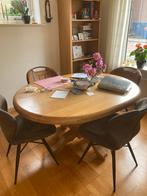 Mooie ovale eiken tafel, Huis en Inrichting, Tafels | Eettafels, Ophalen, 100 tot 150 cm, 200 cm of meer, Zo goed als nieuw