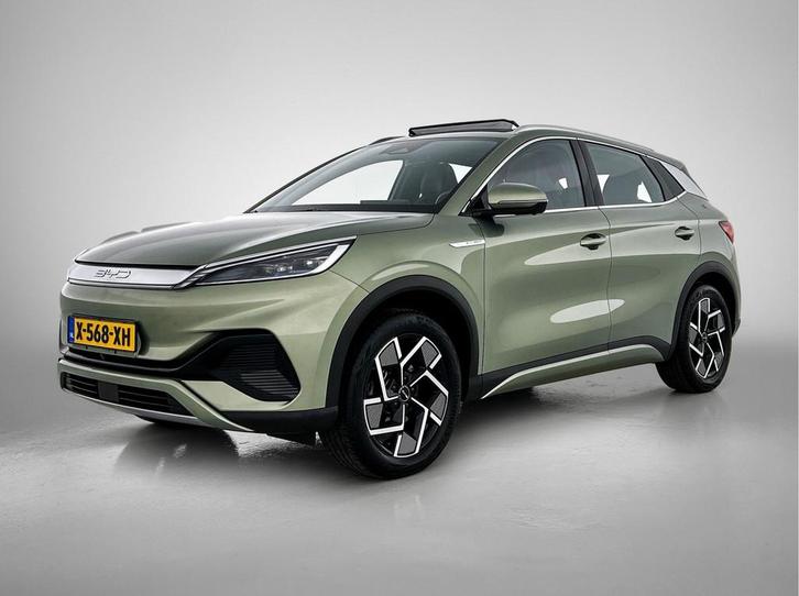 BYD ATTO 3 Design 60 kWh | Groen Metallic | 420 KM WLTP | El, Auto's, BYD, Bedrijf, Te koop, ATTO 3, 360° camera, ABS, Adaptive Cruise Control