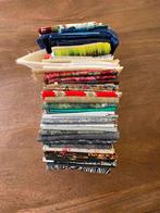 Quilt stoffen in diverse maten (60 stuks), Overige kleuren, Ophalen of Verzenden, Zo goed als nieuw, Katoen