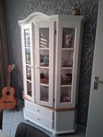 Kast wit 2 delen, Huis en Inrichting, Kasten | Buffetkasten, Ophalen, Gebruikt, 25 tot 50 cm, 200 cm of meer