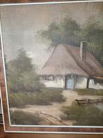 Drentse boerderij 41 cm x 41 cm, Antiek en Kunst, Ophalen of Verzenden