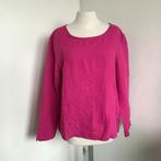 Linen Sea linnen blouse roze 100% linnen maat M, Verzenden, Zo goed als nieuw, Maat 42/44 (L), Roze