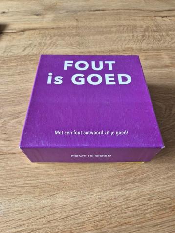 Fout is Goed spel beschikbaar voor biedingen
