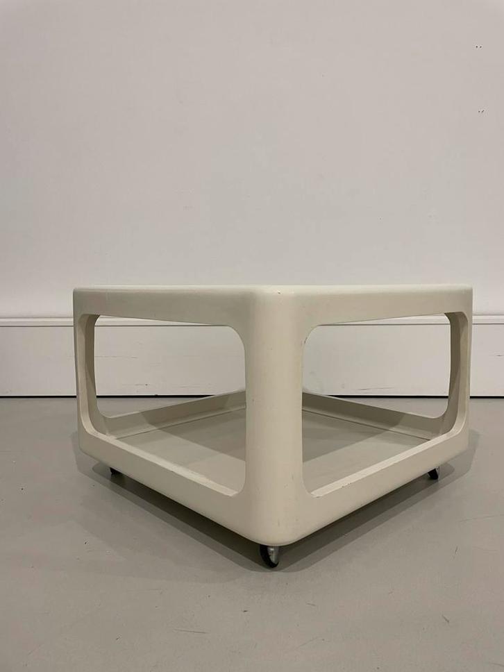 Ghyczy Salontafel - Space Age Jaren 60, Huis en Inrichting, Tafels | Sidetables, Gebruikt, 50 tot 100 cm, Vierkant, Kunststof