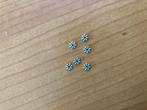Zilverkleurige spacer kraaltjes/ringetjes, Hobby en Vrije tijd, Kralen en Sieraden maken, Ophalen of Verzenden, Nieuw, Tussenstuk of Tussenkraal