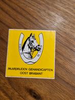 2583 Sticker Paardrijden Gehandicapten Oost Brabant, Ophalen of Verzenden, Zo goed als nieuw