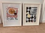 2 Vintage lijstjes, Huis en Inrichting, Woonaccessoires | Lijsten, Ophalen, Minder dan 50 cm, Zo goed als nieuw, Minder dan 50 cm