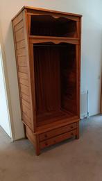eiken garderobe kast uniek!! kast voor in de hal, Ophalen, Zo goed als nieuw
