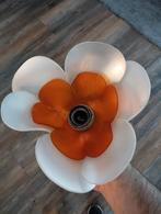 Leuk retro bloemenlampje, Kunststof, Gebruikt, Ophalen of Verzenden