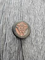 50 jaar regeringsjubileum speld Wilhelmina in 1948, Verzamelen, Speldjes, Pins en Buttons, Ophalen of Verzenden, Gebruikt, Overige onderwerpen