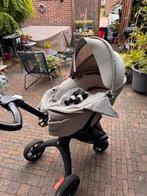 Stokke kinderwagen beige, Kinderen en Baby's, Kinderwagens en Combinaties, Ophalen, Kinderwagen, Overige merken, Verstelbare duwstang
