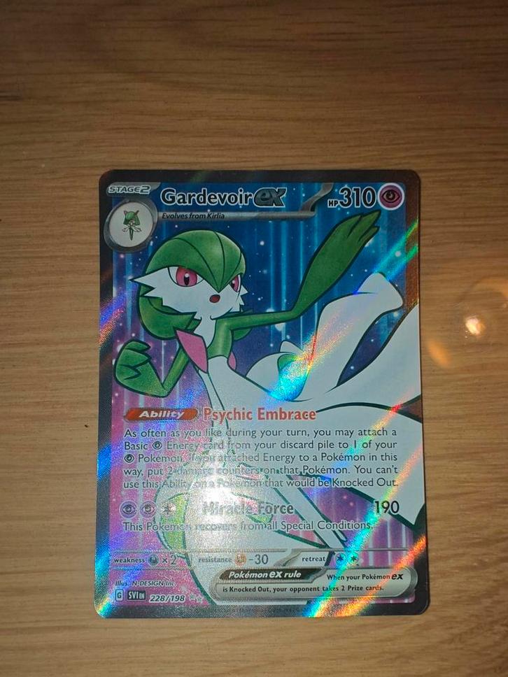 Gardevoir full art, Hobby en Vrije tijd, Verzamelkaartspellen | Overige, Zo goed als nieuw, Ophalen of Verzenden