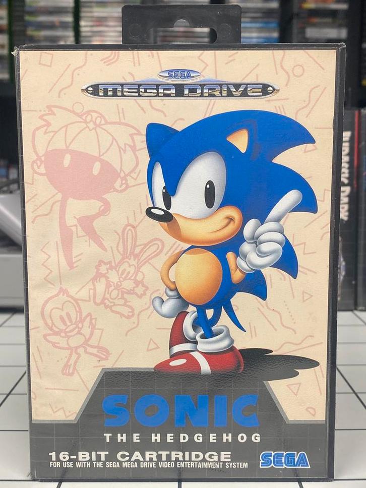 Sonic The Hedgehog – SEGA Mega Drive Game – CIB, Spelcomputers en Games, Games | Sega, Zo goed als nieuw, Mega Drive, Platform