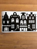 Statische raamsticker pietenhuis, Diversen, Sinterklaas, Ophalen of Verzenden, Nieuw