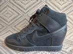 Nike Dunk Sky Hi Triple Black Hidden Wedge Heel 37.5 sleehak, Nike, Gedragen, Ophalen of Verzenden, Sneakers of Gympen