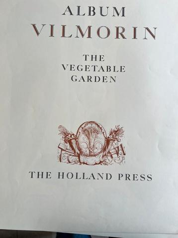 Album Vilmorin - The Vegetable Garden 1850 -1884 beschikbaar voor biedingen