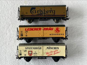 3x Lima Spatenbrau/Carlsberg/LedererBrau wagons beschikbaar voor biedingen
